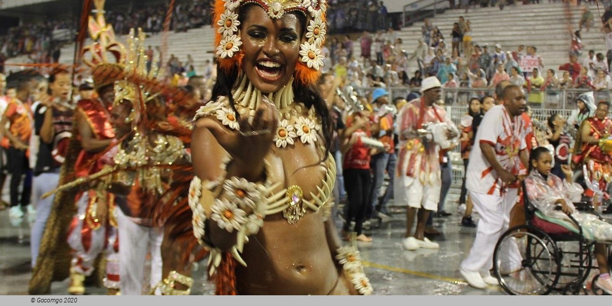 São Paulo Carnival Tickets in High Level Box with included Shuttle, Guide, Food and Drink in a Small Group
