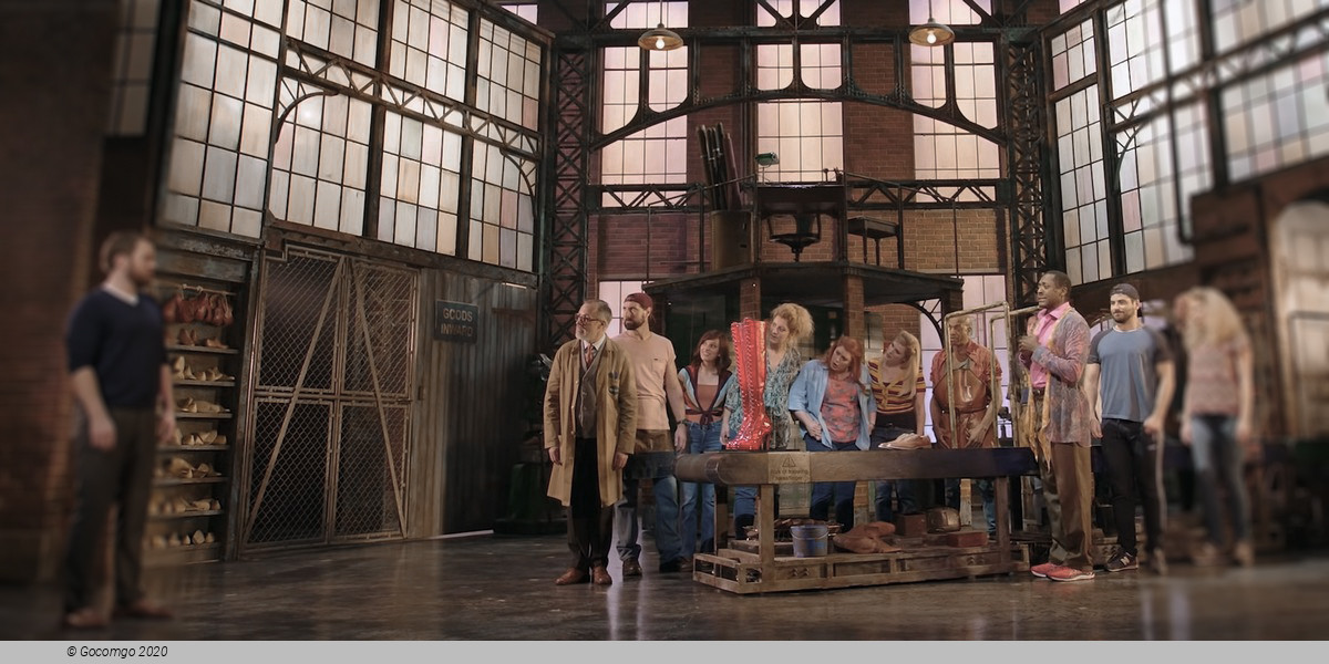 Scene 4 from the musical "Kinky Boots"