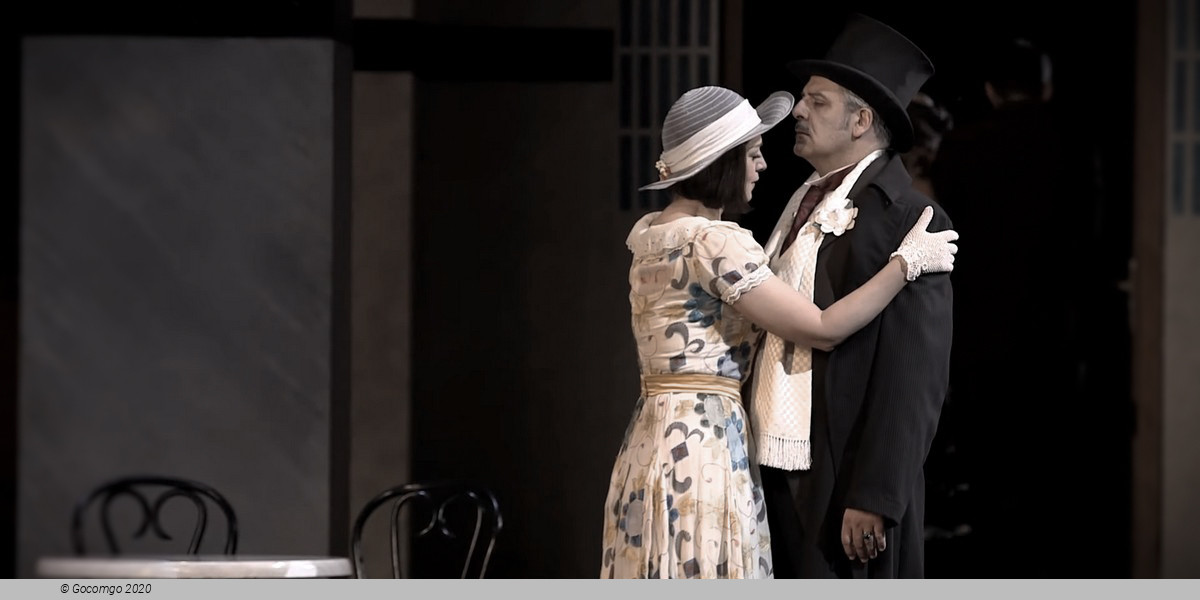 Scene 1 from the opera "La Rondine"