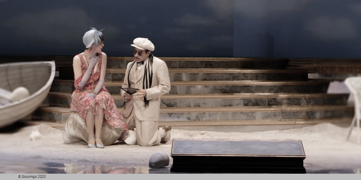 Scene 3 from the opera "La Rondine"