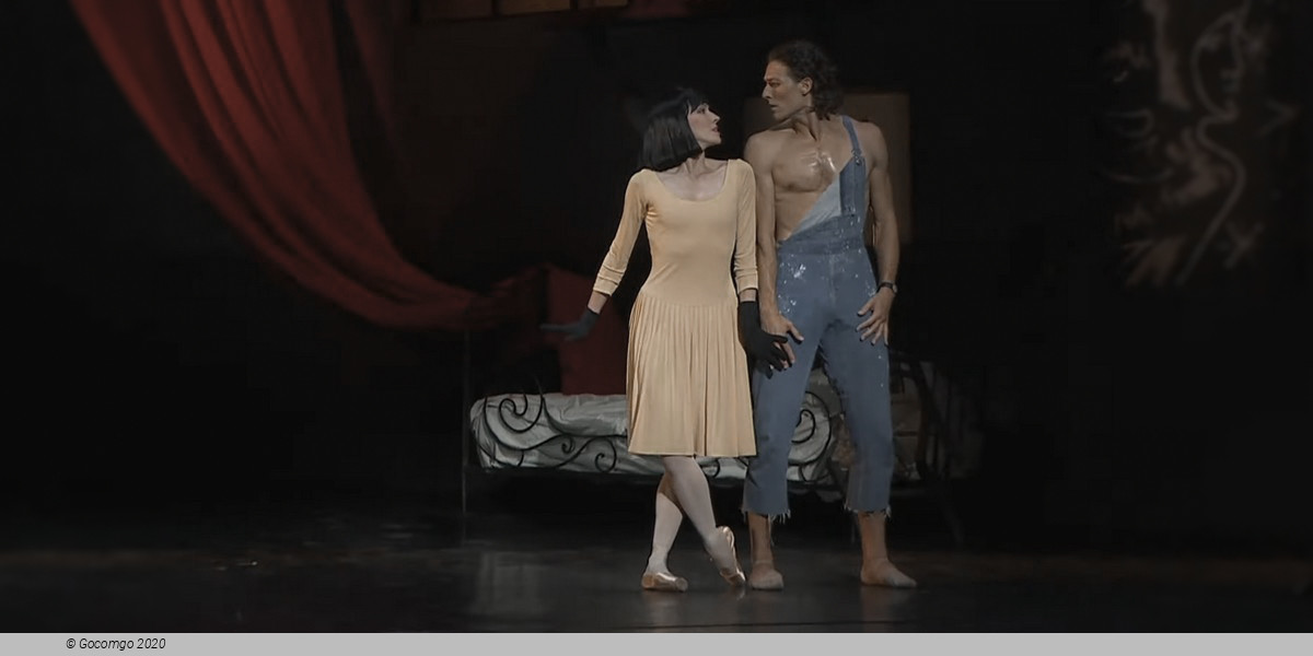 Scene 1 from the ballet "Le jeune homme et la mort"