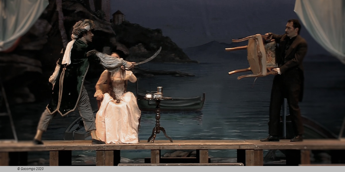 Scene 3 from the opera "Il turco in Italia"