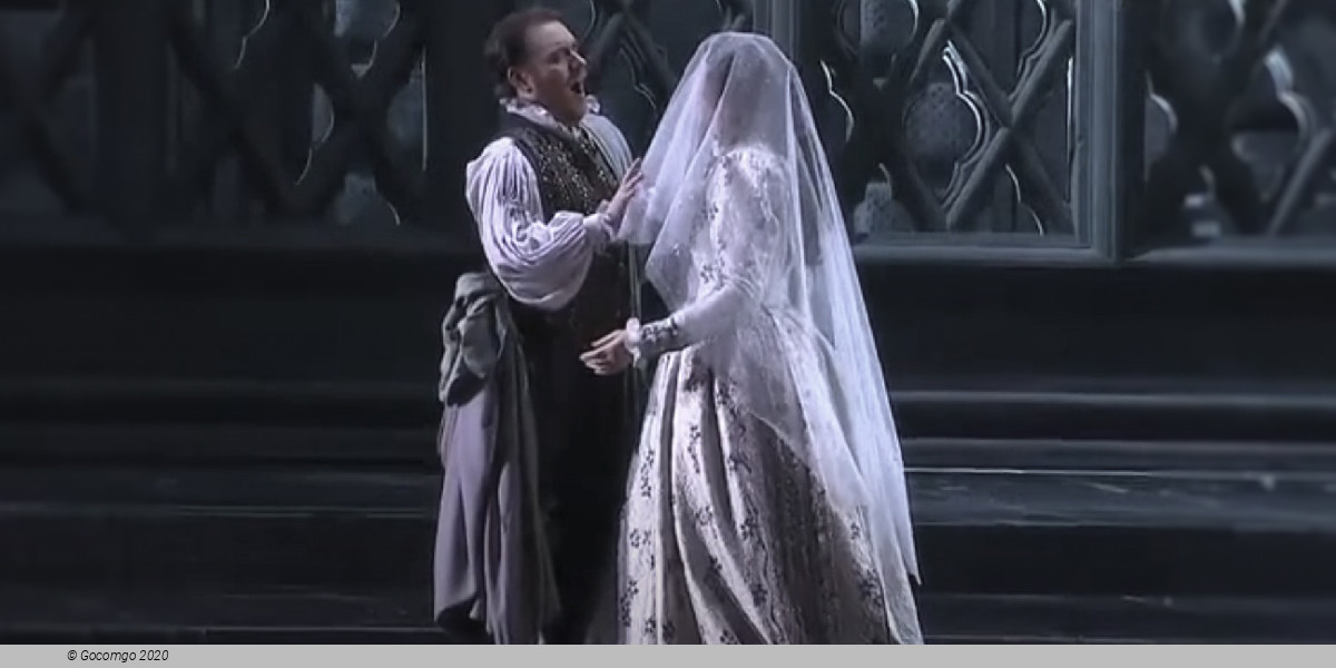 Scene 4 from the opera "Ernani"