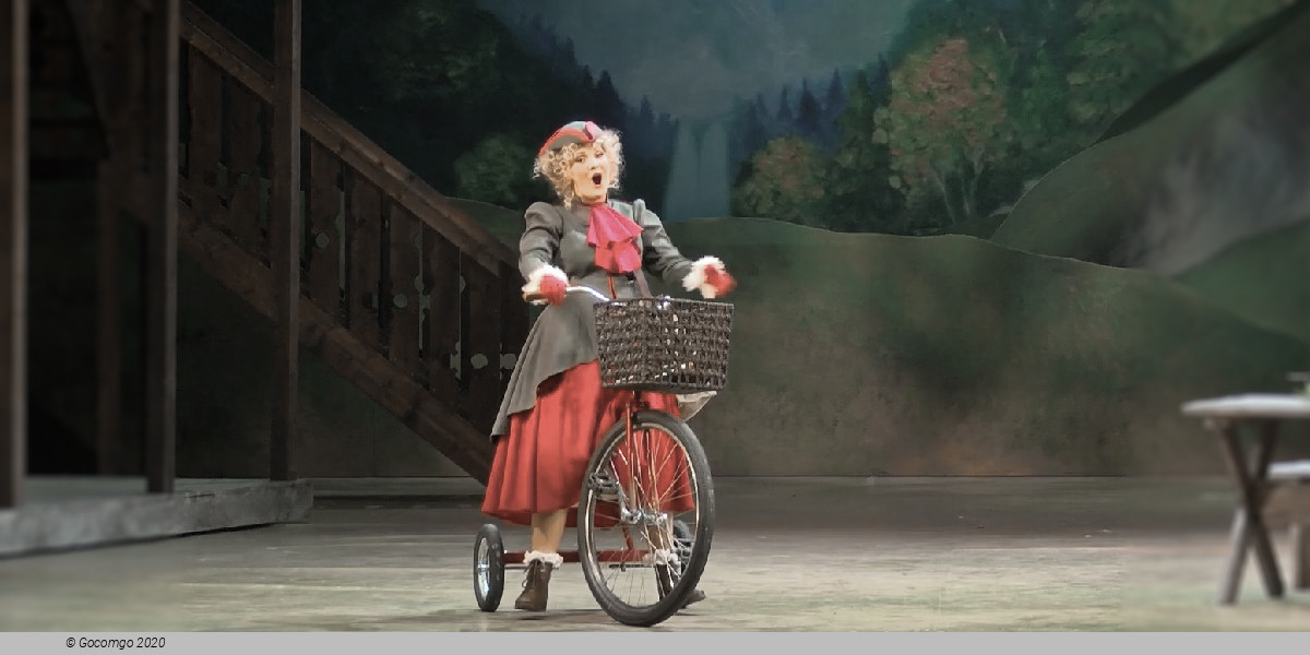 Scene 7 from the operetta "The Bird Seller"